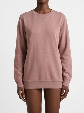 George Men's Crewneck Sweater in Dusty Rose